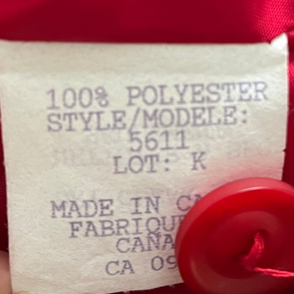 Cleo Red 3/4 length Jacket - Picture 12 of 12